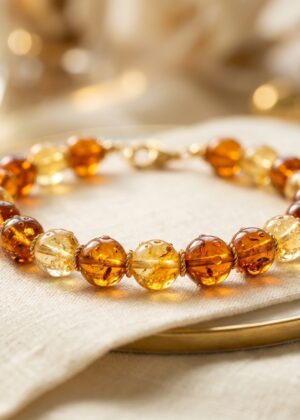 Natural Citrine Bracelet PROSPERITY-MOTIVATION-SUCCESS